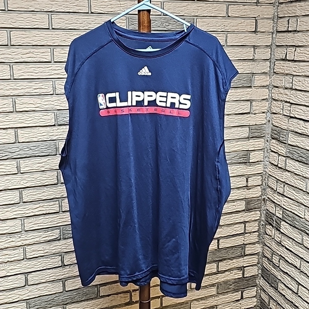 Mens Adidas Sleeveless Top Clippers Sz 3XLT